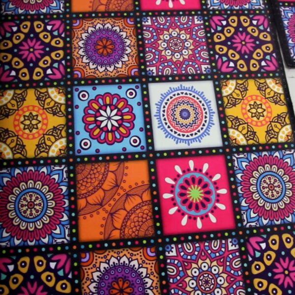 Colorful Boho Pattern Kitchen Mat - Image 5